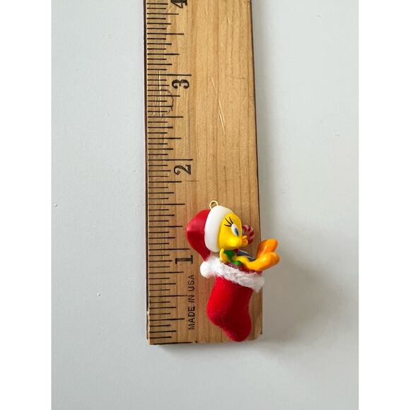 2005 Hallmark Ornament Candy Cane Tweety Mini Hallmark Christmas Tree - Picture 5 of 5